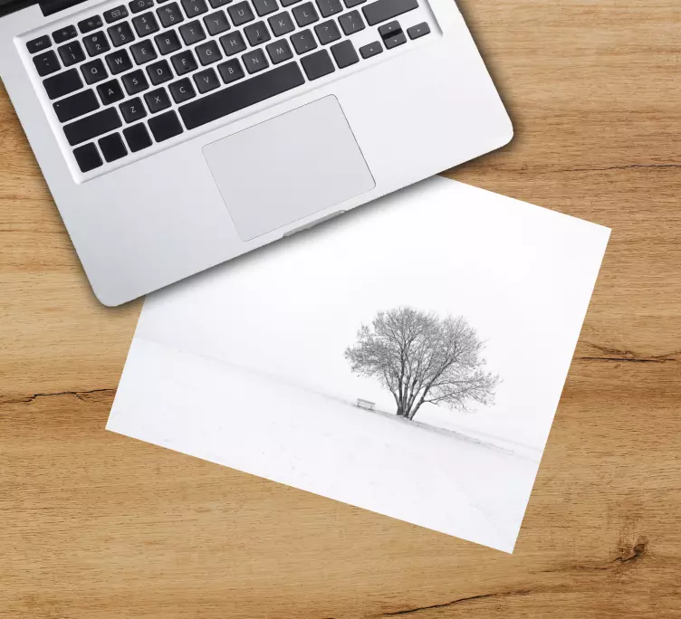 Original mouse pad lonely tree scene - TenStickers