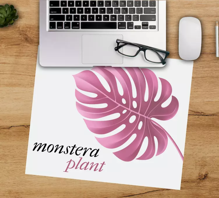 Original mouse pad monstera leaf accent - TenStickers