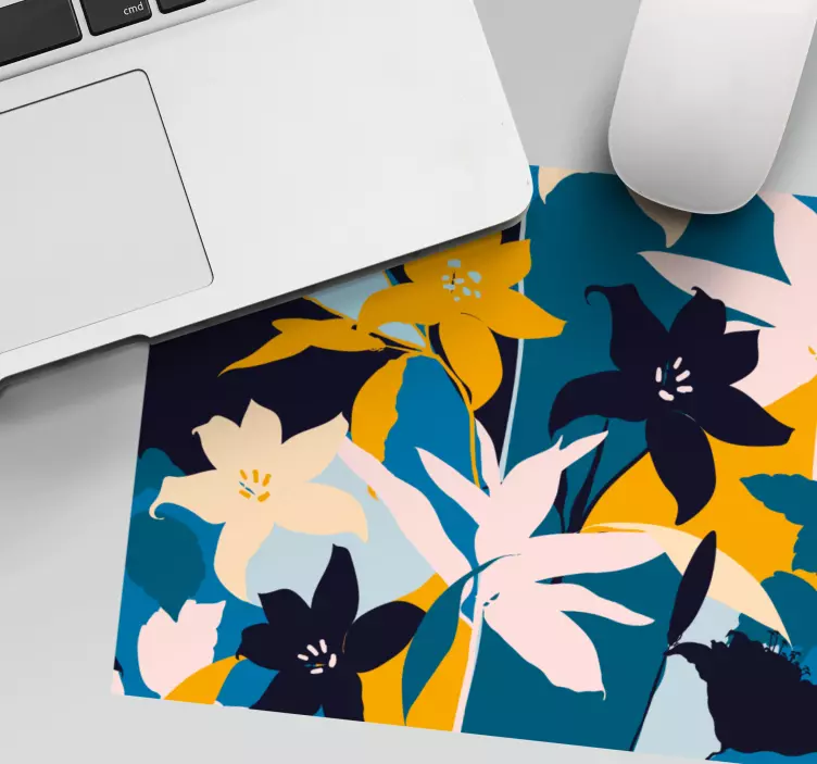 Original mouse pad radiant botanical design - TenStickers