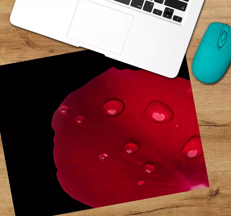 Original mouse pad rose petal elegance - TenStickers