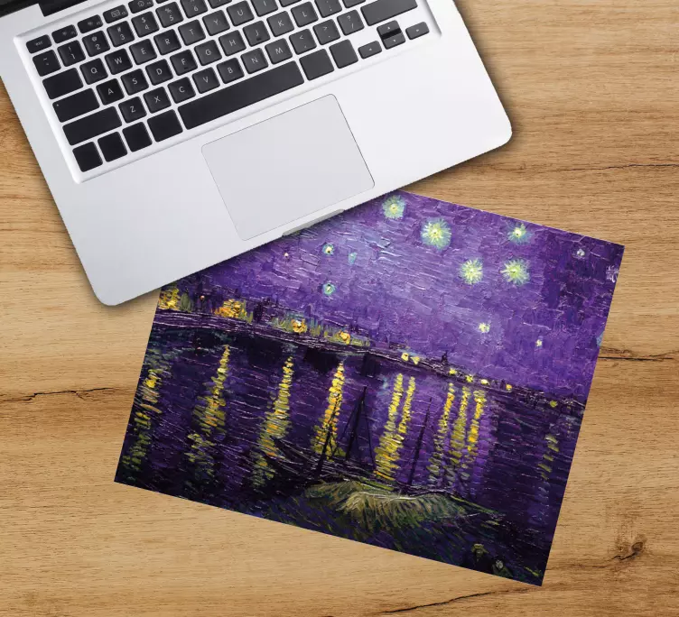Original mouse pad starry night reflection - TenStickers