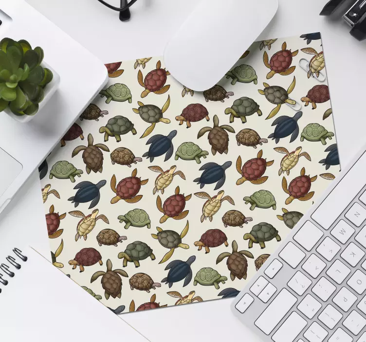Original mouse pad turtle pattern design - TenStickers