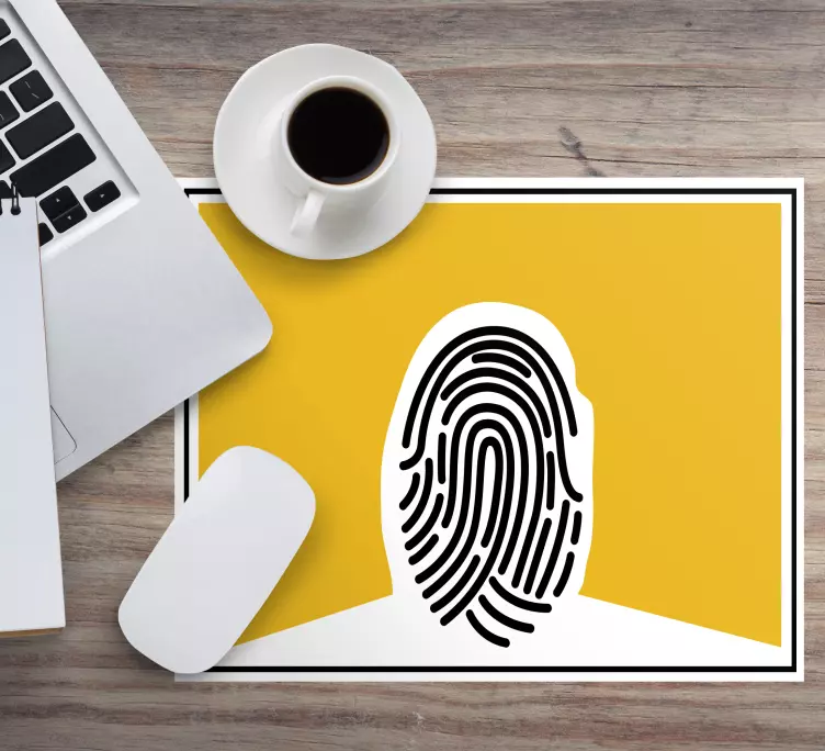 Original mouse pad unique fingerprint design - TenStickers