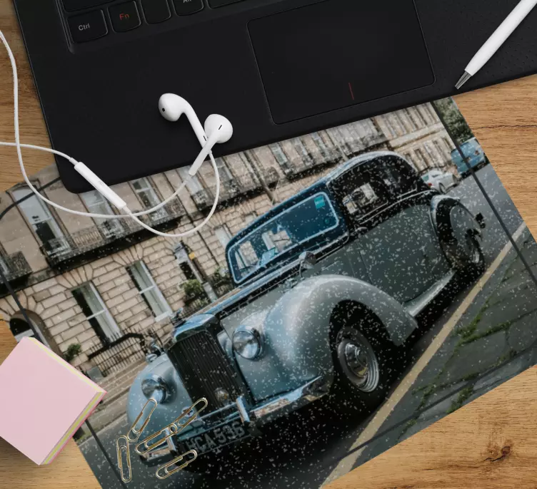 Original mouse pad vintage automobile photo - TenStickers