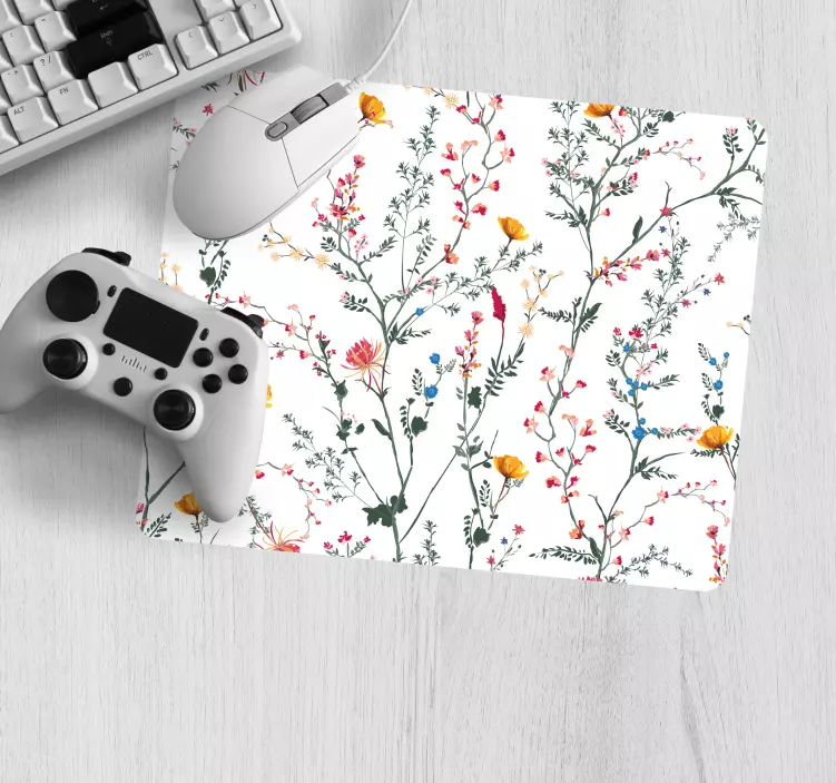 Original mouse pad with botanical texture surface - TenStickers