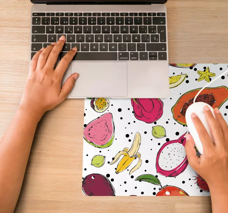 Original mouse pad with bright fruit designs - TenStickers