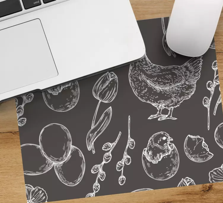 Original mouse pad with farmhouse animal design - TenStickers