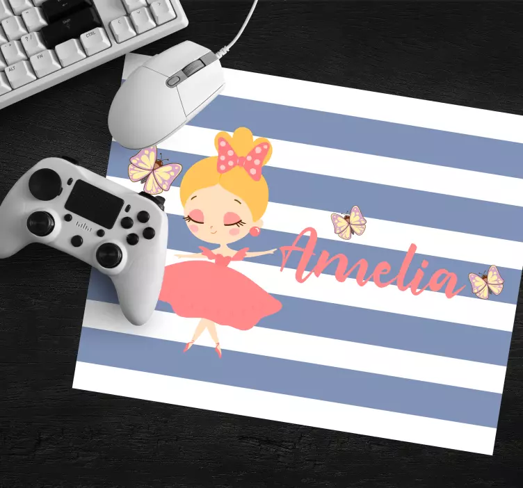 Personalised mouse pad ballet dance amelia - TenStickers