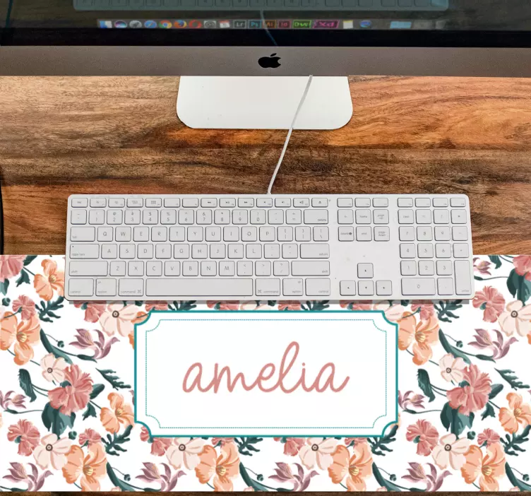 Personalised mouse pad botanical name design - TenStickers