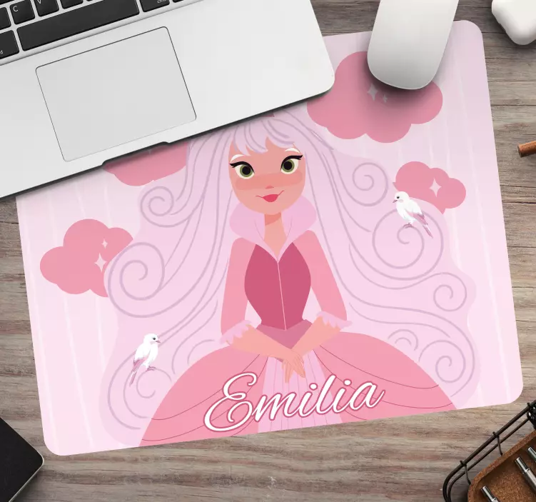 Personalised mouse pad fantasy character art - TenStickers