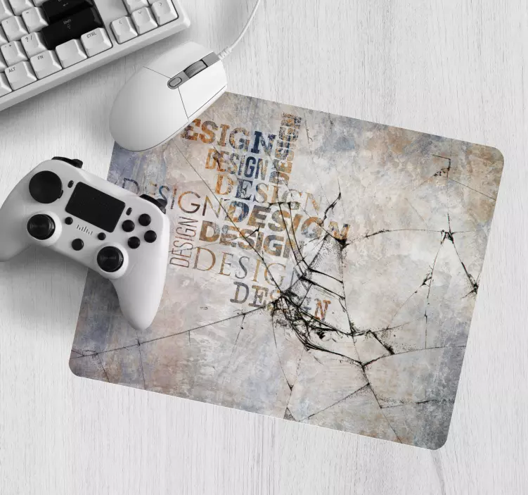 Personalised mouse pad with modern text design - TenStickers