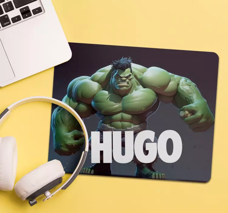Superheroes personalised mouse mat - TenStickers