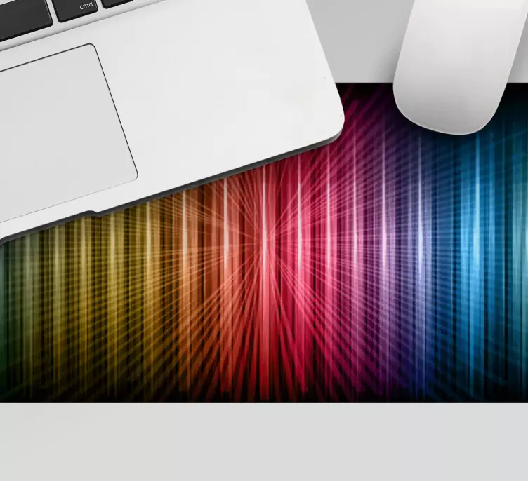 Vibrant color waves mouse pad patterns - TenStickers