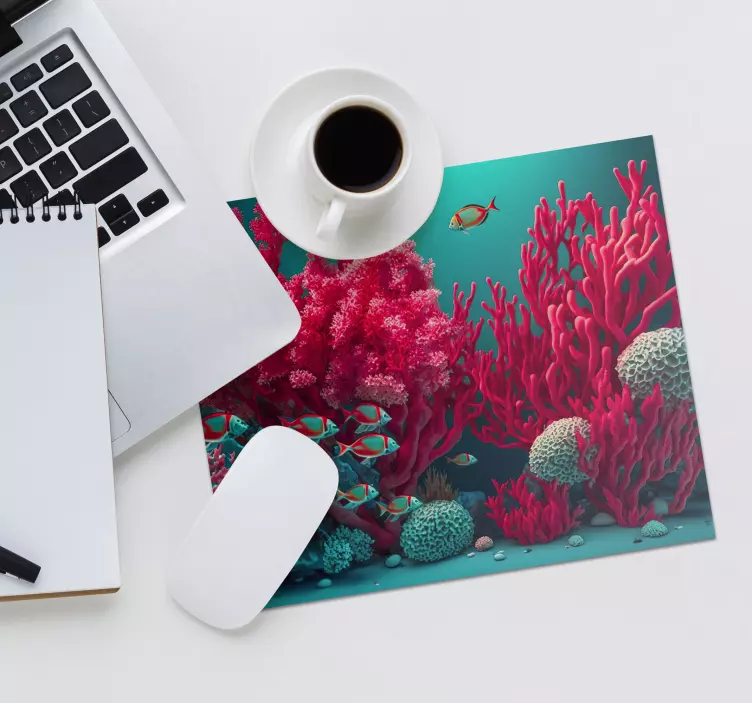 Viva magenta reef! original mouse pad - TenStickers