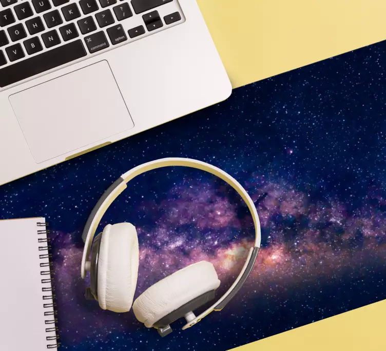 World map mouse pad cosmic sky design - TenStickers