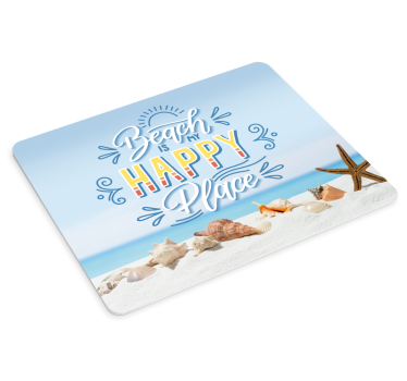 Mouse pad quotes beach bliss inspiration - TenStickers