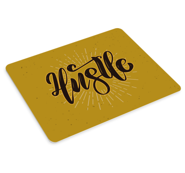 Mouse pad quotes inspired by the hustle mindset - TenStickers