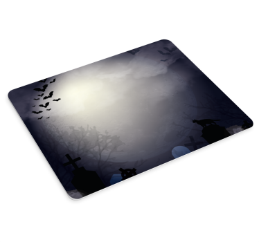 Mysterious nightscape mouse pad quotes - TenStickers
