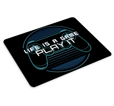 Life is a game mousepad with quotes - TenStickers