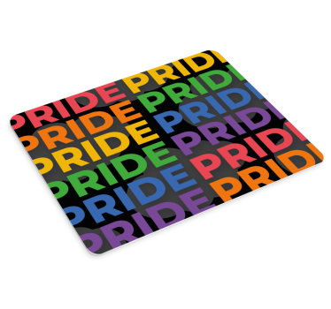Mouse pad quotes colorful pride messages - TenStickers