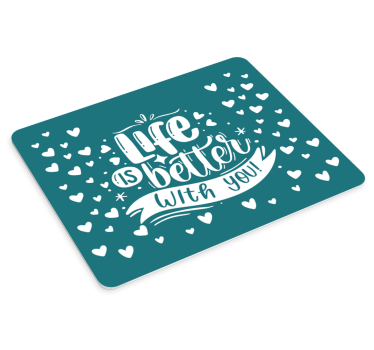 Mouse pad quotes for genuine life reflections - TenStickers