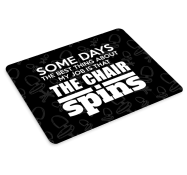 Funny Job Quote mousepad with quotes - TenStickers