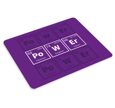 Mouse pad quotes power elements showcase - TenStickers