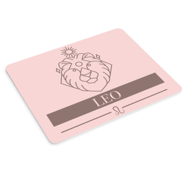 Mouse pad quotes leo zodiac symbol - TenStickers