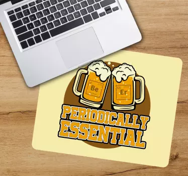Mouse pad quotes beer is proof god loves us - TenStickers