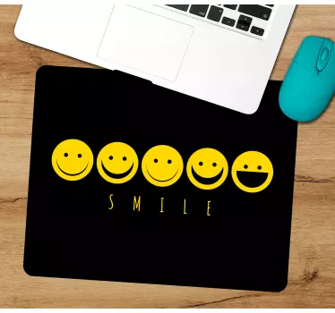 Mouse pad quotes smile emoji collection - TenStickers