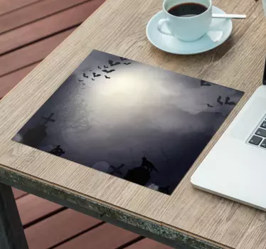 Mysterious nightscape mouse pad quotes - TenStickers