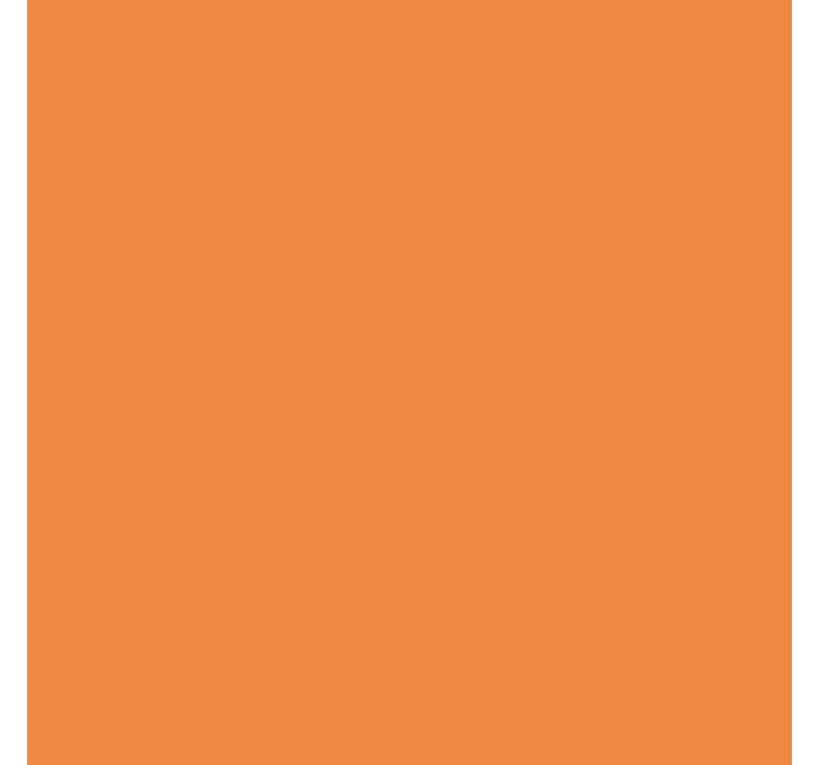 Orange monocolor kitchen blind - TenStickers