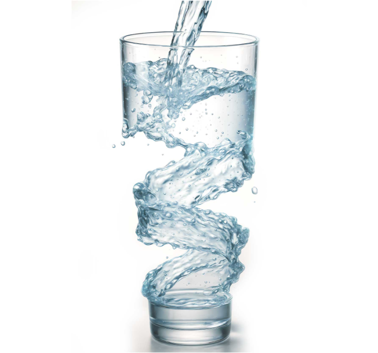 Glass of water  kitchen blind - TenStickers