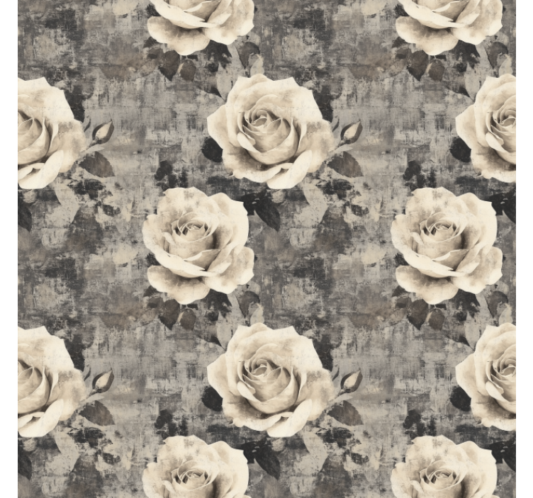 Marmur flowers  kitchen blind - TenStickers