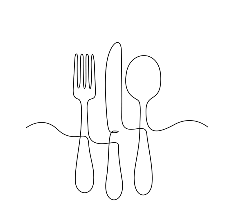 Culinary utensils kitchen blind - TenStickers