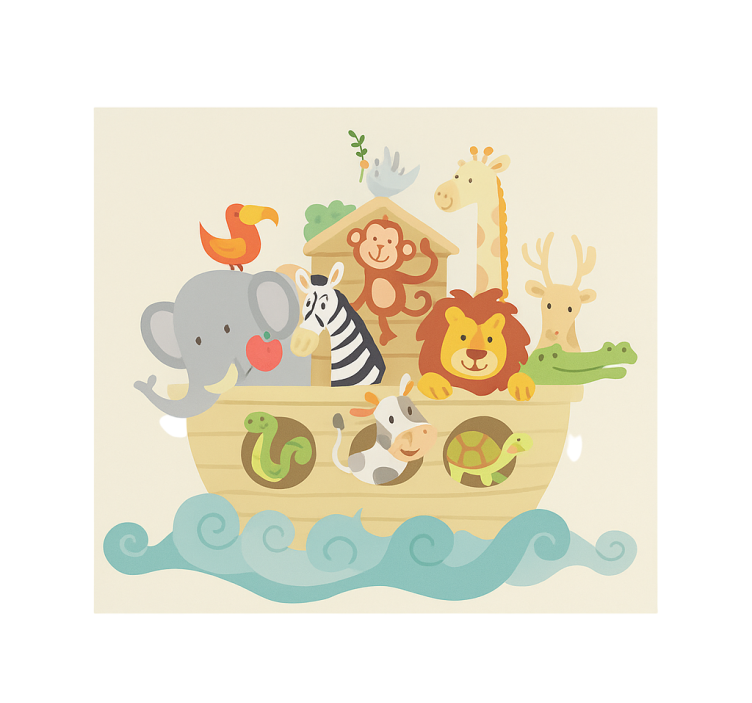 Children's blind with noah's ark design - TenStickers
