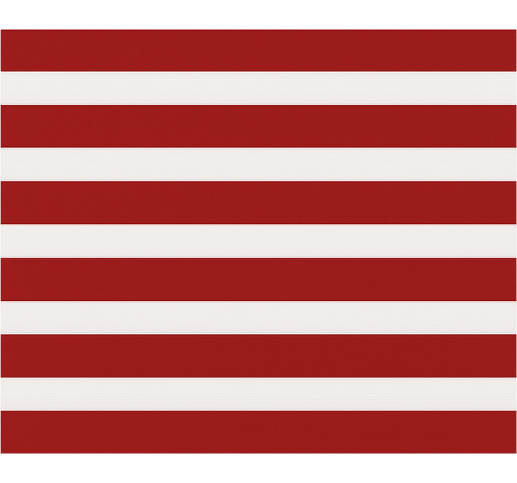 Red horizontal stripes childrens blind - TenStickers