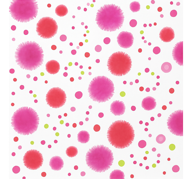 Pink Pop Pattern teenage  roller blind - TenStickers