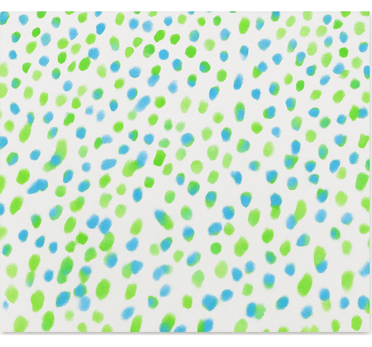 Blue and green dots teenage  roller blind - TenStickers