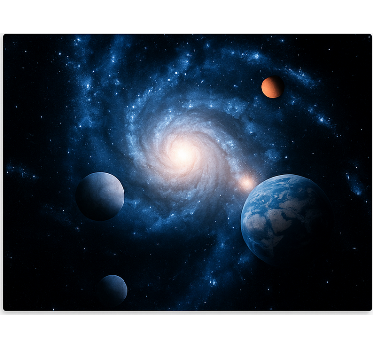 Galaxy Space Planet teenage  roller blind - TenStickers