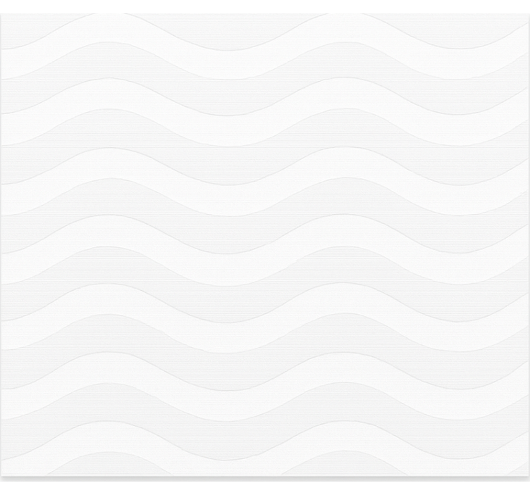 White and grey waves teenage  roller blind - TenStickers