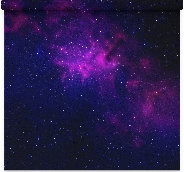 purple galaxy star teenage  roller blind - TenStickers