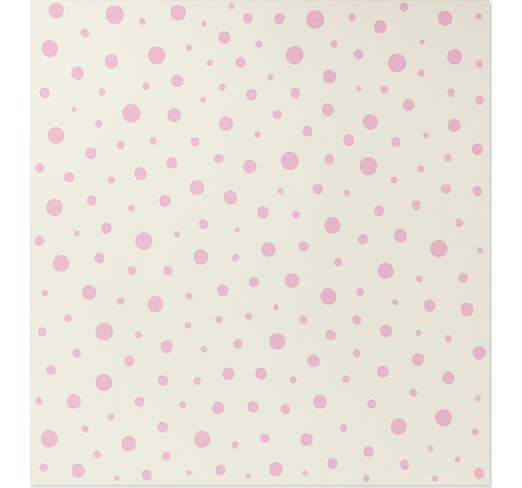 Pink elegant dots teenage  roller blind - TenStickers