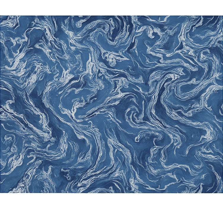 Indigo Marble Abstract teenage  roller blind - TenStickers