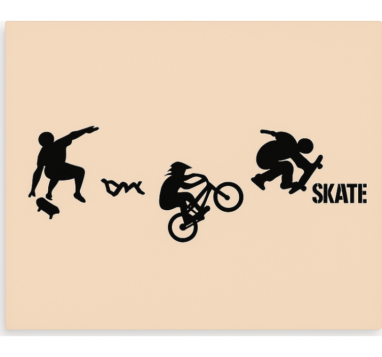 Skate BMX sport teenage  roller blind - TenStickers