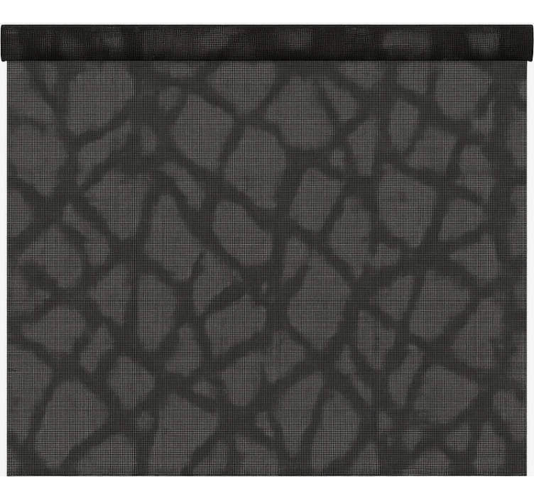 Office blind in sheer black/grey - TenStickers