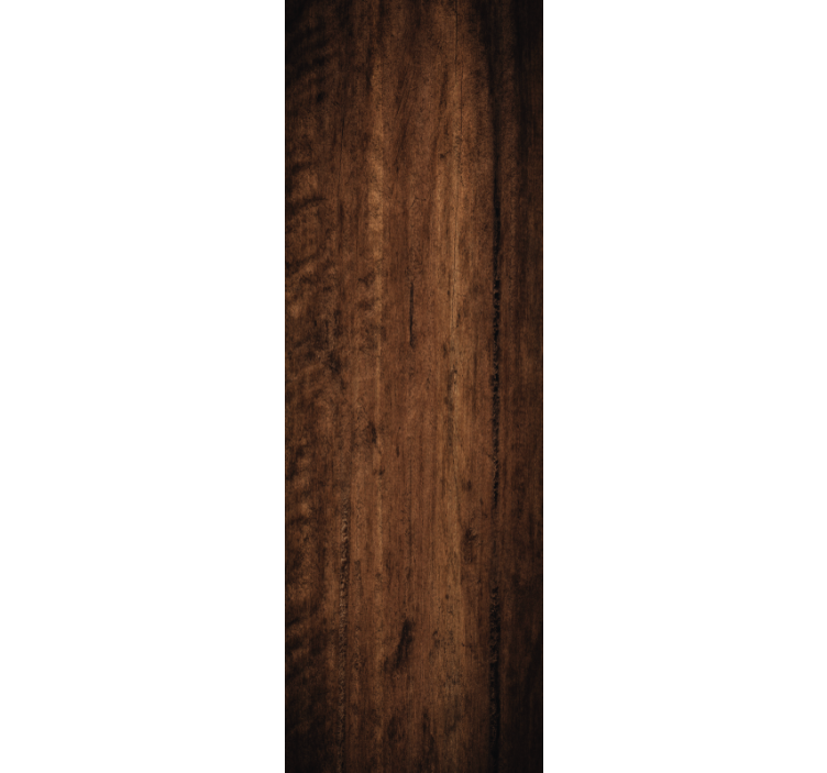 Home office blind in dark wood grain - TenStickers