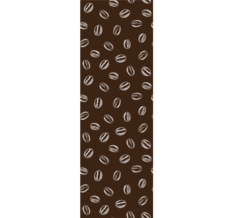Home office blind coffee bean design - TenStickers