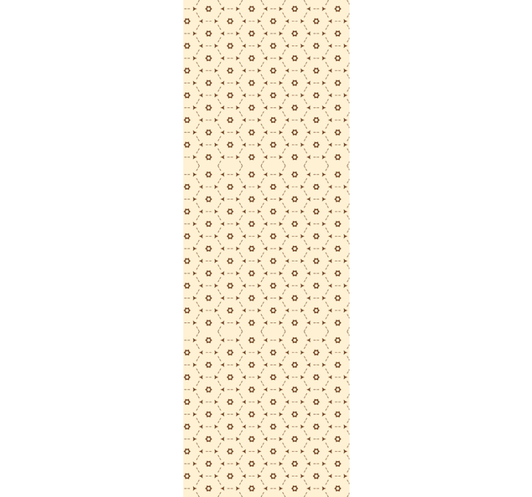 Home office blind with abstract hexagon pattern - TenStickers