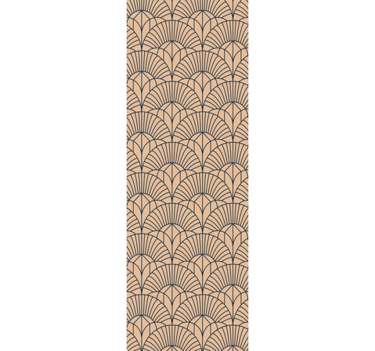 Home office blind in abstract beige pattern - TenStickers